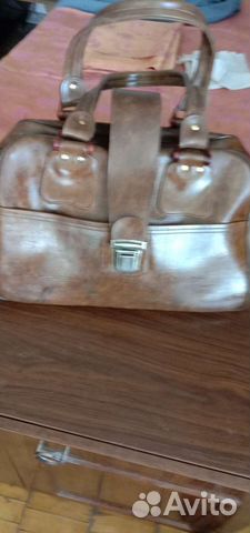 Сумка хозяйственная натуральная кожаный