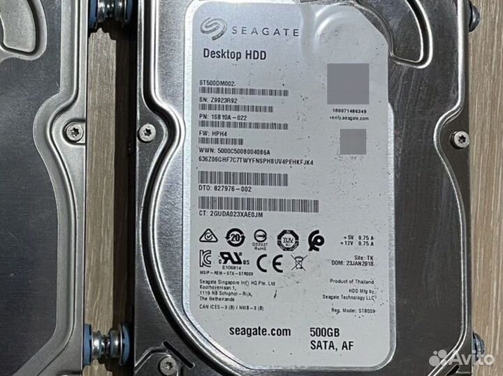 Жесткий диск Seagate Barracuda 500 гб