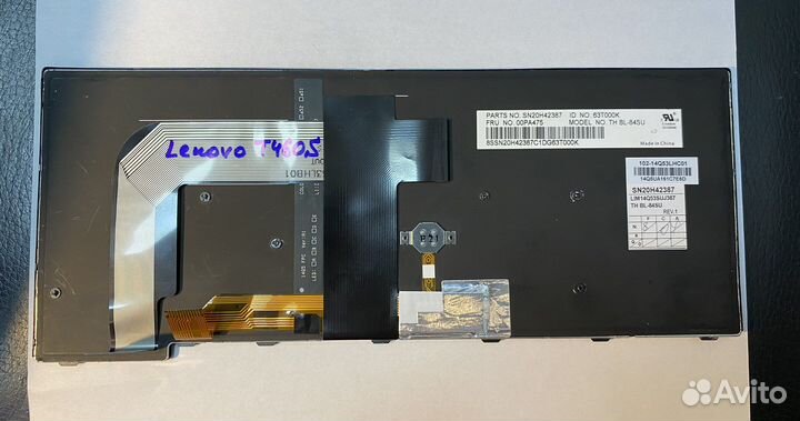 Клавиатура для ноутбука lenovo T460S,T470S