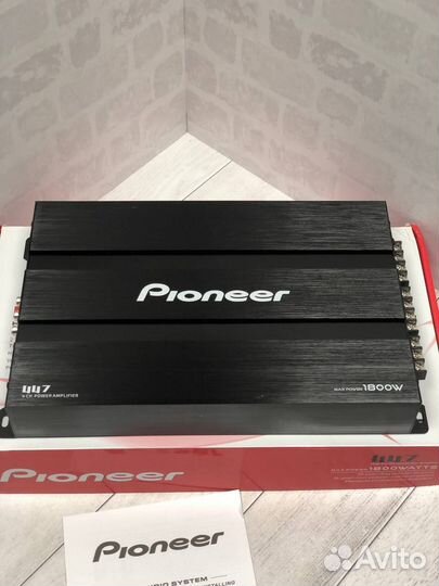 Усилитель автомобильный Pioneer 4х канальный устан