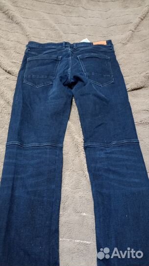 Мото джинсы мужские