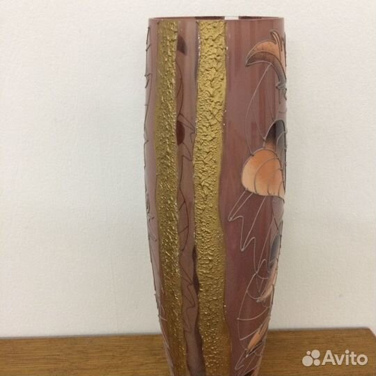 Ваза напольная стеклянная 50 см