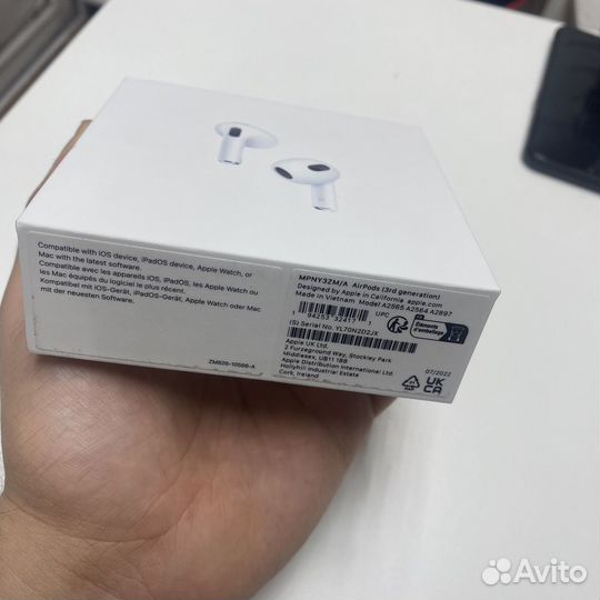 Apple airpods 3 original идеал состояние