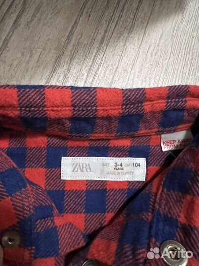 Рубашка zara для мальчика