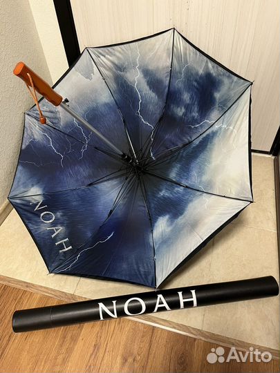 Зонт-трость новый с рисунком