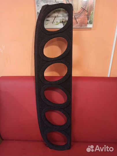 Полка акустическая 2107 (6 отвестия под колонки)