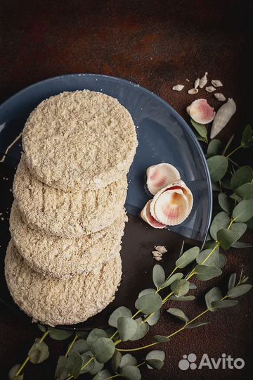 Котлеты из кальмара и приморского гребешка