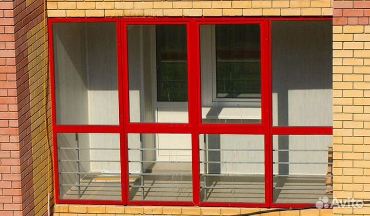 Остекление балконов и лоджий в рассрочку E2401