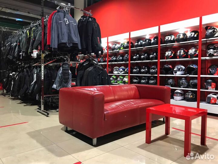 Macna bastic Мотокуртка ткань красная S