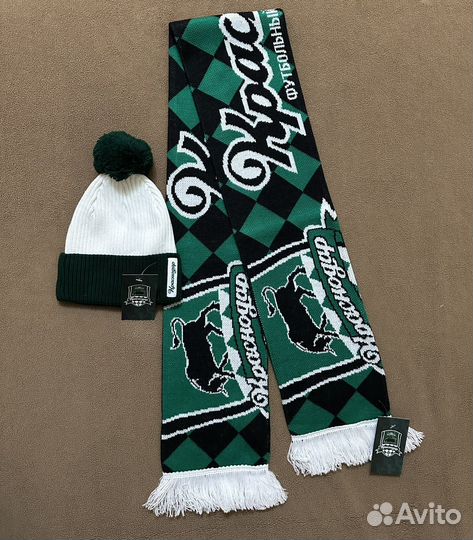 Шарф+шапка фк Краснодар