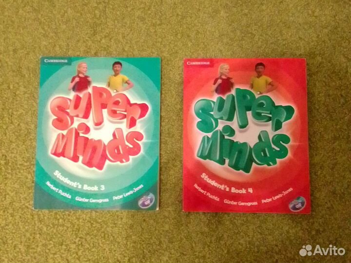 Учебники по английскому языку super minds 3, 4