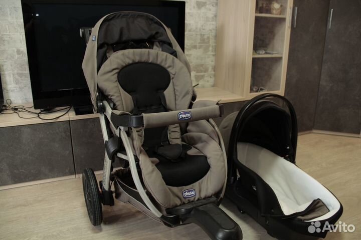 Коляска Chicco Activ3 (3 в 1) dove grey