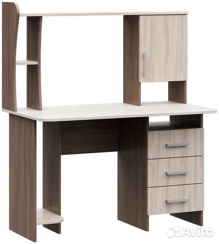 Стол компьютерный (142х120х67) №5 венге/белфорд