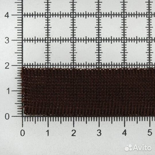 007 коричневый С235 Тесьма окантовочная 1,8-2см*30м (4,3гр/м) (007 коричневый), 30 м