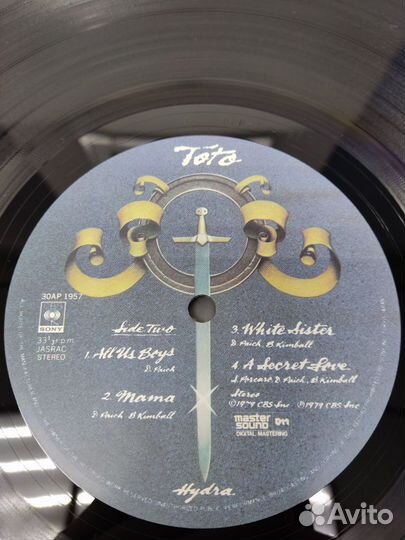Toto - Hydra LP Japan 1999 NM