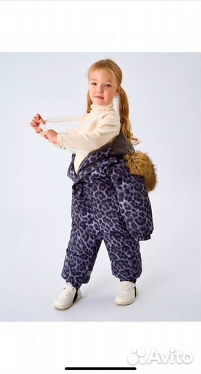 Зимний комбинезон для девочки 104