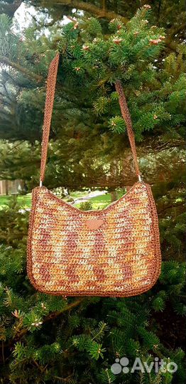 Cумка вязаная из рафии
