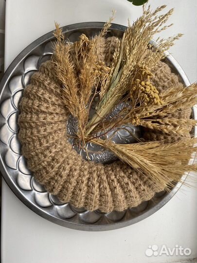 Венок декоративный 27см