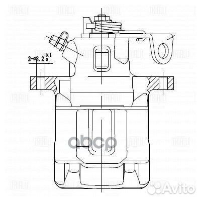 Суппорт торм. для а/м Skoda Octavia (96) /VW Go