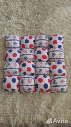 Мягкие бортики в кроватку в стиле бомбон