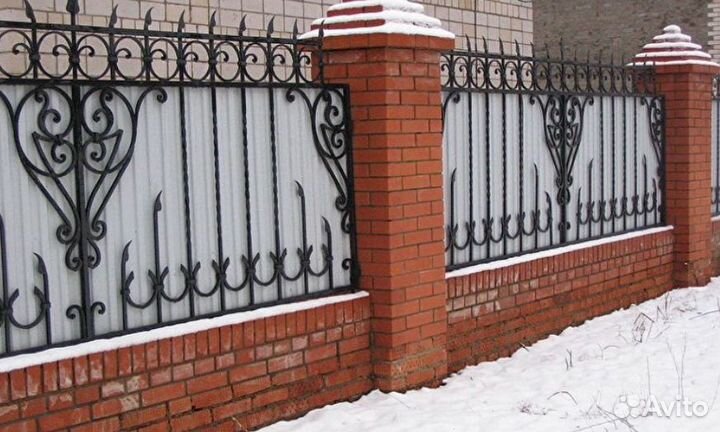 Забор из профлиста качественно под ключ