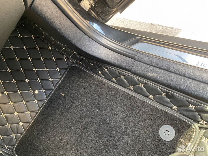 Ковры 5D из экокожи Lux Cadillac Escalade ESV 15