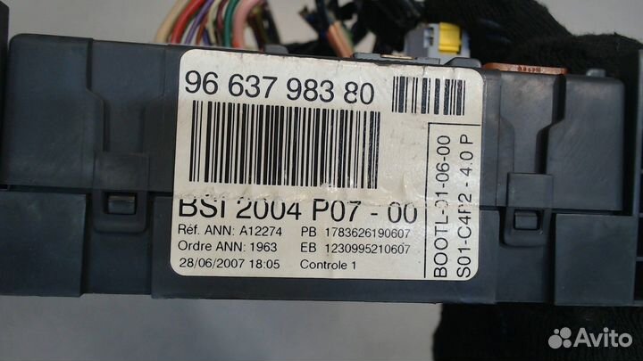 BSI Блок предохранителей Peugeot 207, 2007