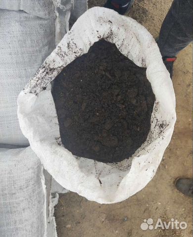 Земля чернозем в мешках