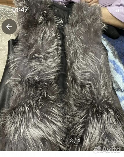 Меховая жилетка
