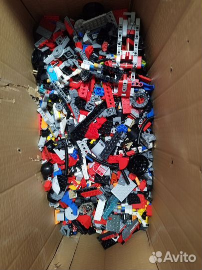 Коробка lego деталей 10 кг