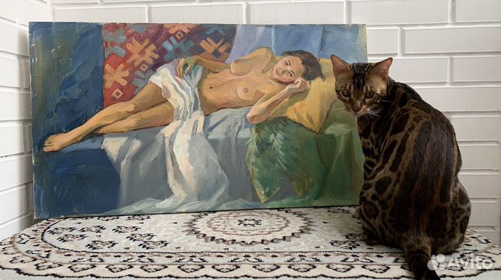 Картина девушка масло