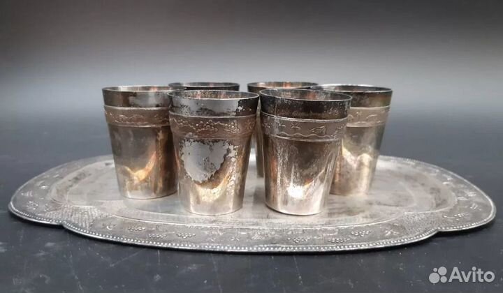 Набор стопок с подносом 875пр.Вьетнам, 60гг