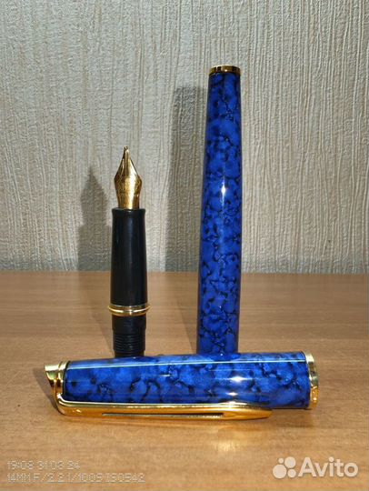 Перьевая ручка Waterman Expert II (2) Marbled Blue