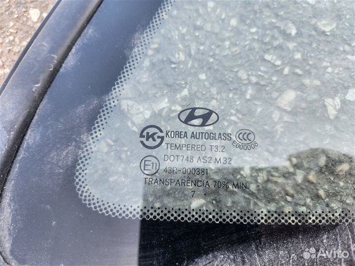 Форточка кузова задняя Hyundai Santa Fe 2 2010