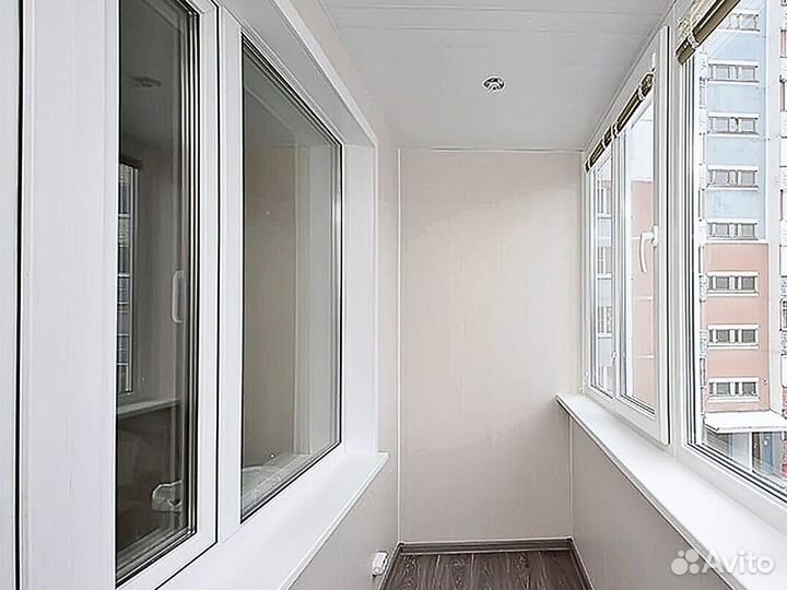 Остекление балконов и лоджий под ключ