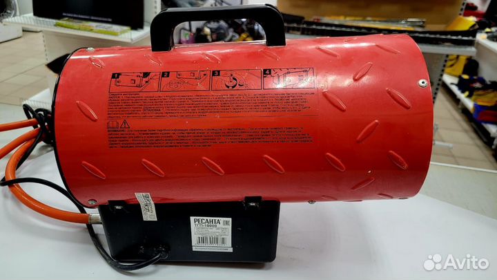 Газовая тепловая пушка зубр тпг-10000 М2 (10 кВт)