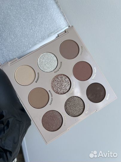 Палетки теней colourpop coconut