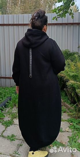 Пальто большого размера