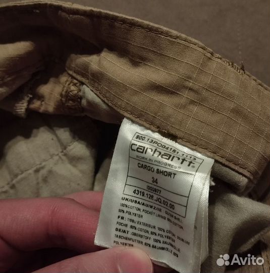 Шорты карго Carhartt оригинал