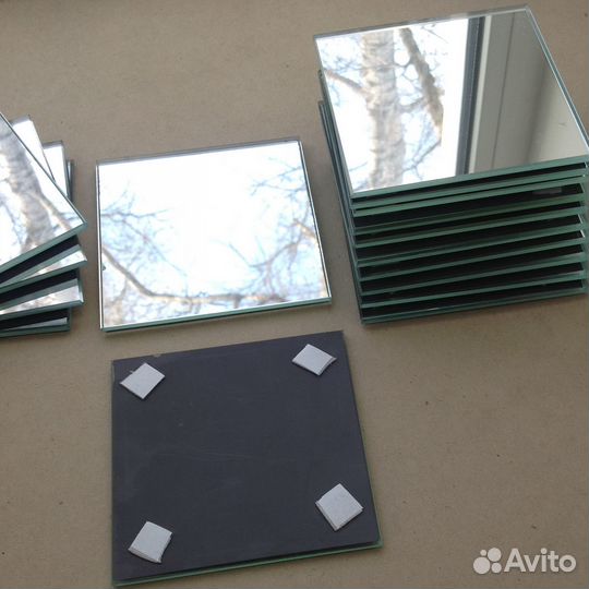 Зеркальная плитка 16шт. 100*100мм икеа (697)