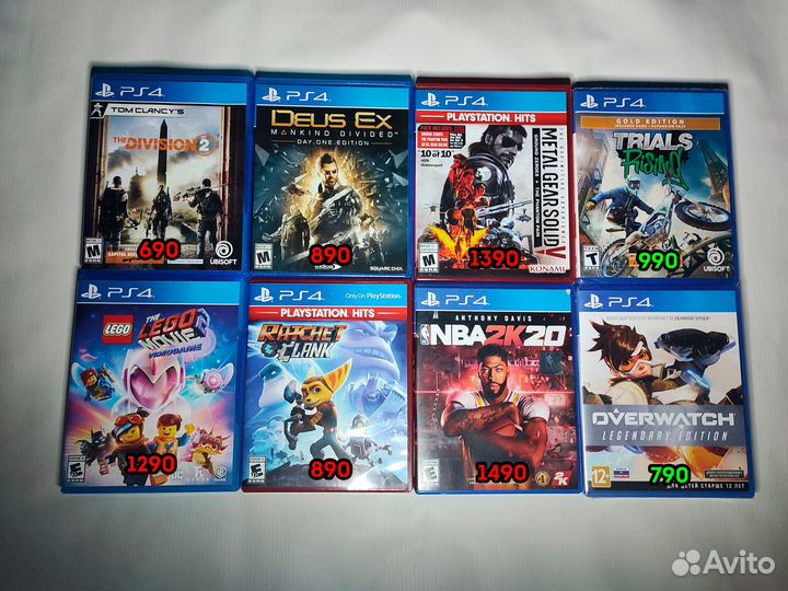 Редкие и не только игры для PS4 (обновл. 25.06.23)