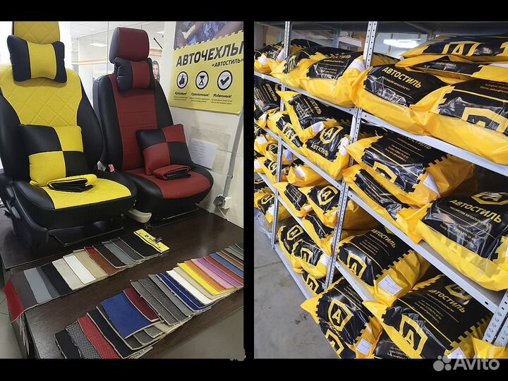 Чехлы на Datson on-DO (экокожа+алькантара)