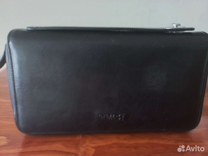 Кожаный клач мужской