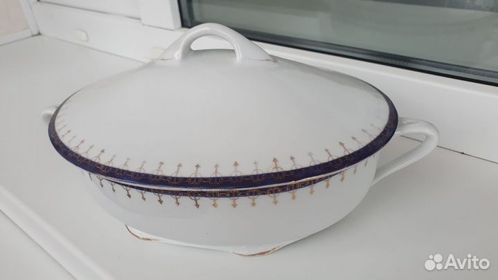 Супница фарфор Антикварная