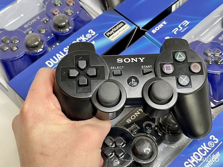 Геймпад на PS 3 Универсальный Черный Синий