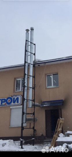 Монтаж вентиляции и дымоходов + акт