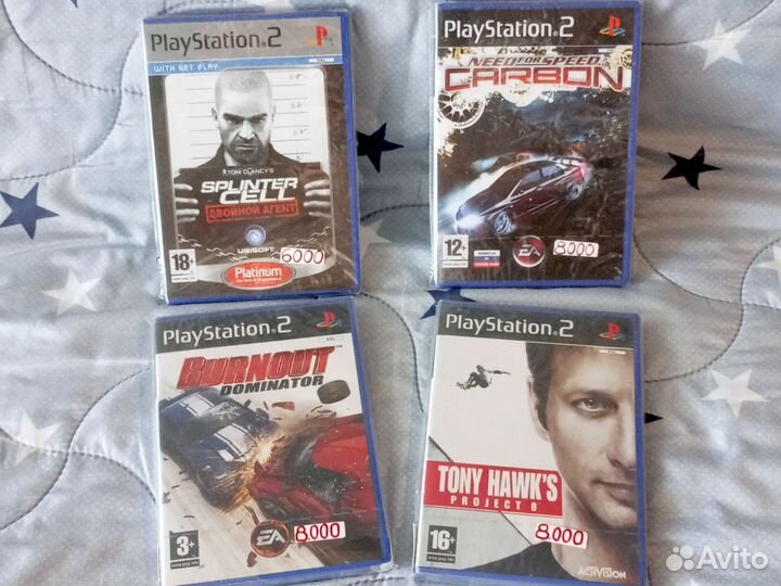 PS2 игры лицензия, диски PlayStation 2 силд sealed