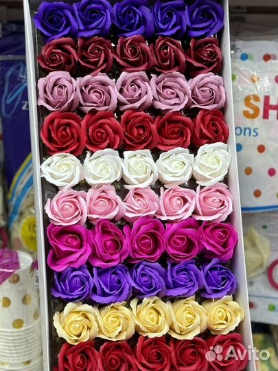 Мыльные розы 50 шт