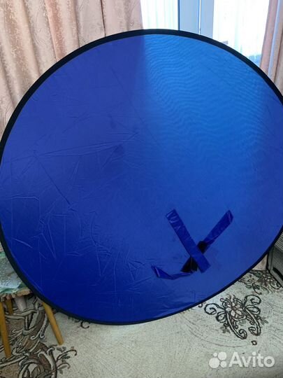 Зеленый синий фон хромакей