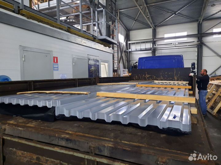 Профлист 2-хсторонний оцинкованный С-8 0,45х1150